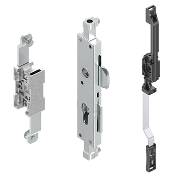 Key for insert railway, Zinc die black powder-coated; 1004-52